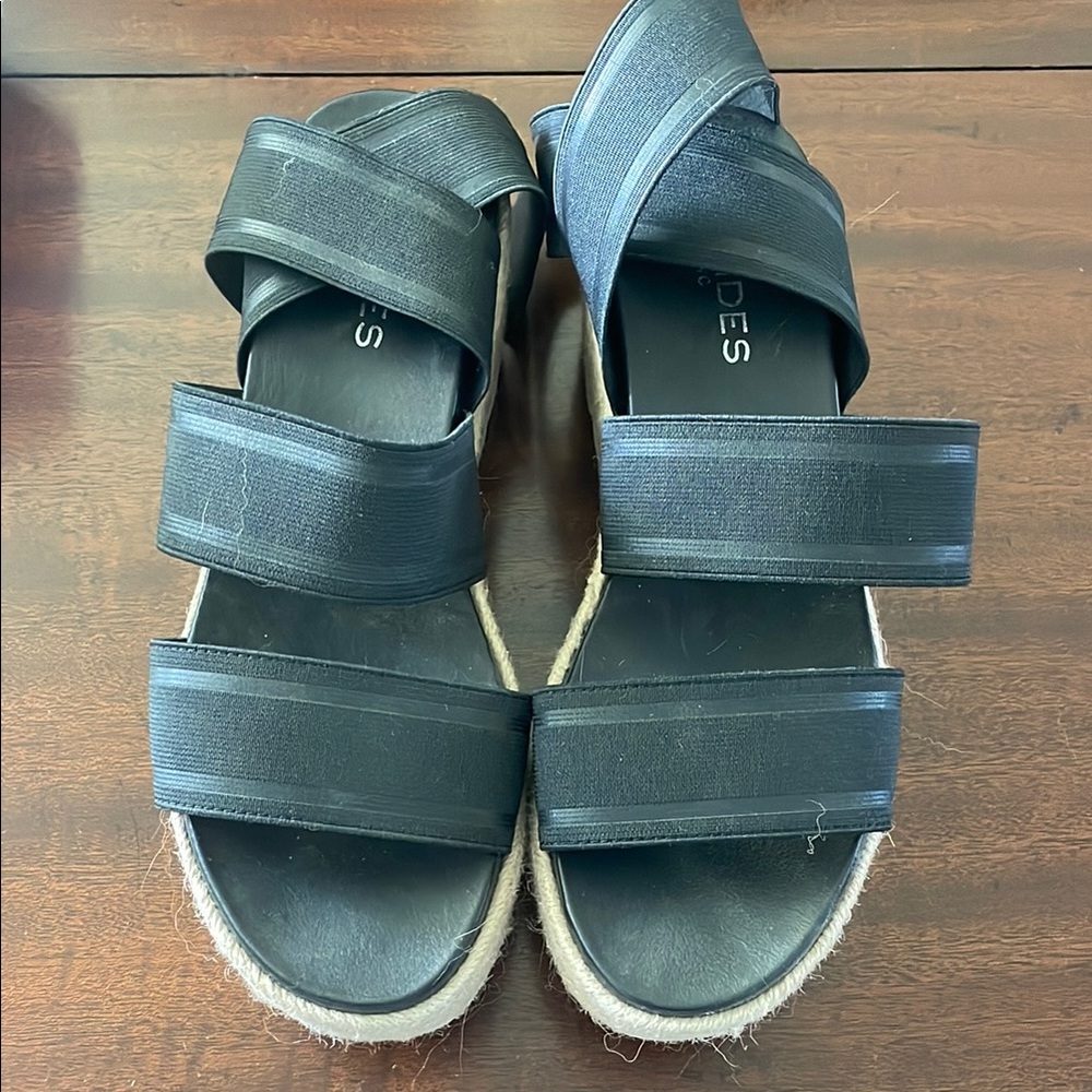 Black Strappy Sandals